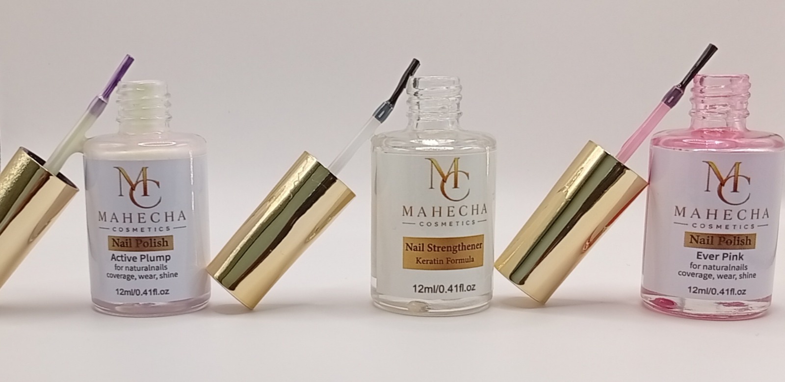 Mahecha Cosmetics nail polish trio